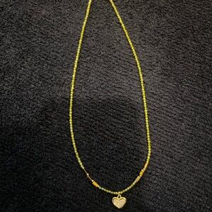 Gold Heart Pendant Necklace